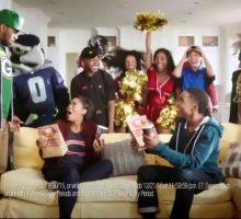 Donnabella Mortel in McDonalds commercial with Deion Sanders